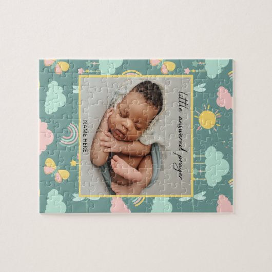 Little Answered Prayer Photo Jigzaag Puzzle Legpuzzel (Horizontaal)