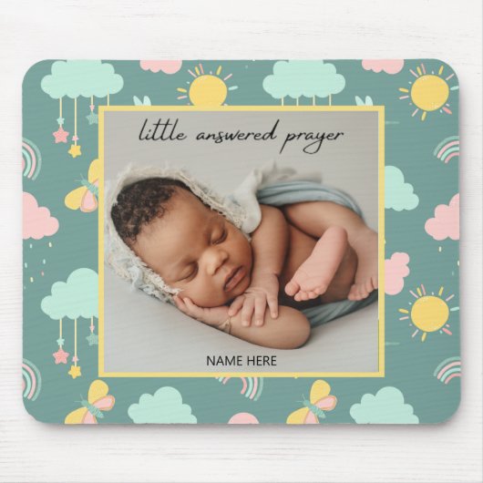 Little Answered Prayer Photo Muismat (Voorkant)