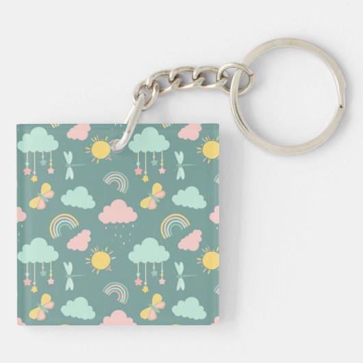 Little Answered Prayer Photo Sleutelhanger (Achterkant)