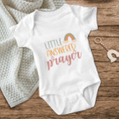 Little Answered Prayer Rainbow Cute Fun Romper