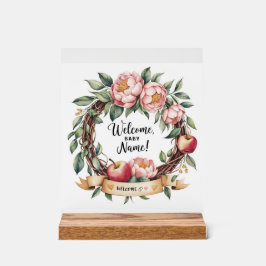 Little APPLE Welcome Sign Suite – Betoverende doos Acryl Bord