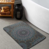 Little Ashgrey Floral Fallen Badmat