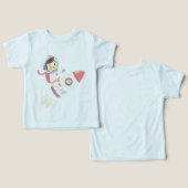 Little Astronaut – Dreamy Space Explorer Kid  (Ontwerp Voorkant & Achterkant)