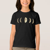Little Astronaut Moon T-shirts Kinder Kosmisch (Voorkant)