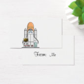 Little Astronaut & Spaceship Visitekaartjes (Bureau)