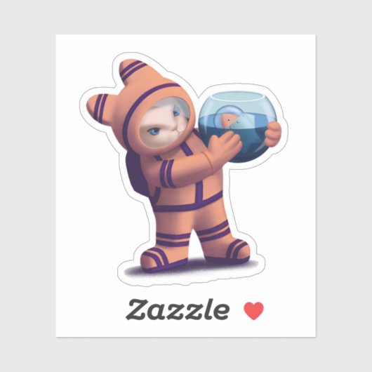 Little Astronaut Sticker (Vel)