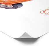 Little Astronaut's Motorcycle  Poster (Hoek)