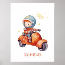 Little Astronaut's Motorcycle 