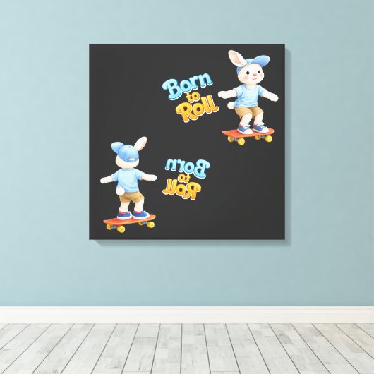 Little Athletes Canvas Afdruk (Insitu (Houten vloer))