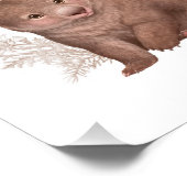 Little Aussie Friends - Wombat Foto Afdruk (Hoek)