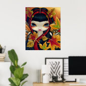 Little Autumn Leaves ART PRINT herfst fairy (Thuiskantoor)