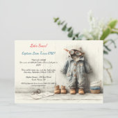 Little Aviator 1e verjaardagsfeestje Kaart