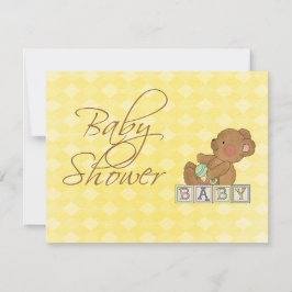 Little Baby Beer Baby shower Invitation Kaart