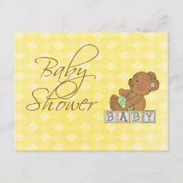 Little Baby Beer Baby shower Invitation Kaart