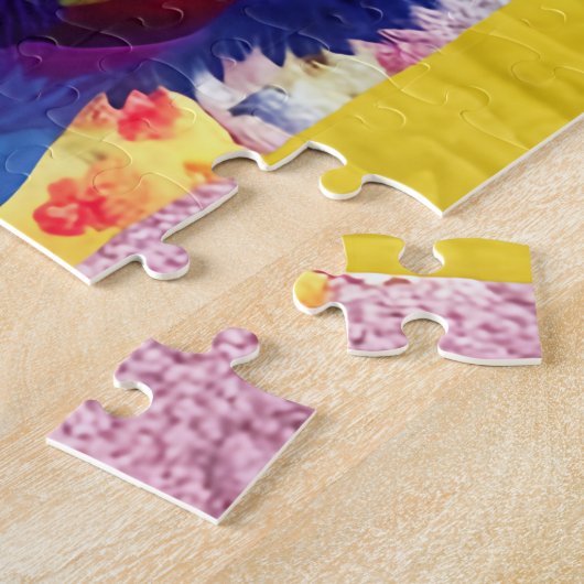 Little Baby Bison Quilt like Design Legpuzzel (Zijkant)