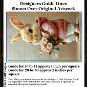 Little Baby Bunny Rabbit, Flowers CW6L Decoupage Tissuepapier