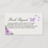 Little Baby Butterfly is on The Way Baby shower Informatiekaartje (Voorkant)