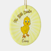 Little Baby Chicken Keramisch Ornament (Rechts)