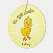 Little Baby Chicken Keramisch Ornament (Links)