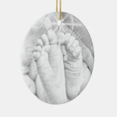 Little Baby Feet Keramisch Ornament (Rechts)
