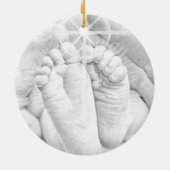 Little Baby Feet Keramisch Ornament (Achterkant)