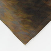 Little Baby Fox Cub Portret Fleece Deken (Hoek)