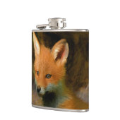 Little Baby Fox Cub Portret Heupfles (Links)