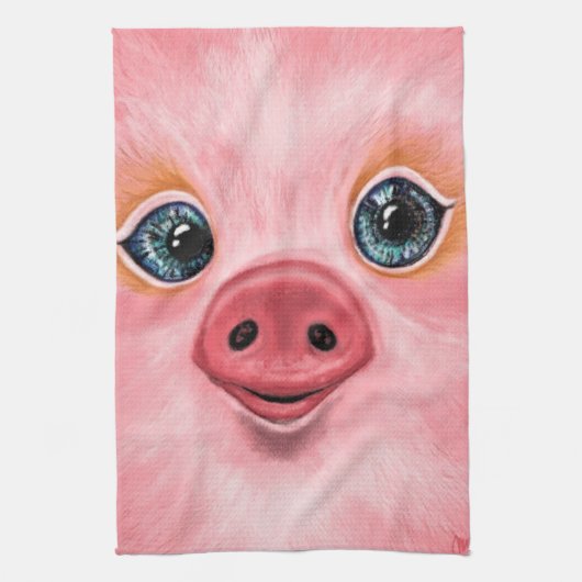 Little Baby Piggy - Smile Theedoek (Verticaal)