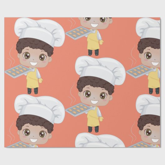 Little Baker Cadeaupapier (Vlak)