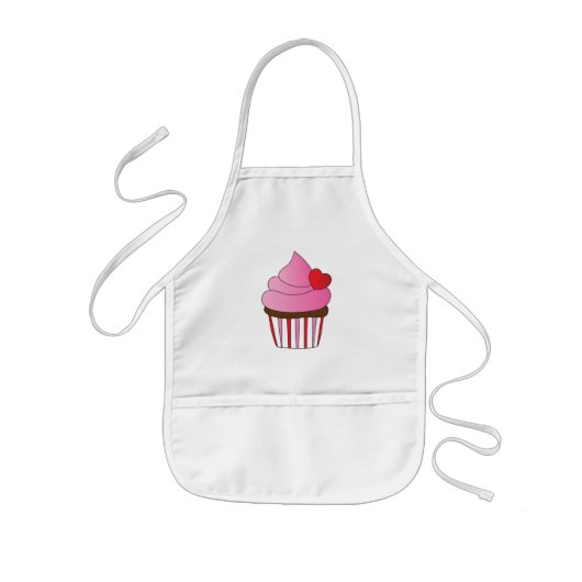 Little Baker Chocolate Cupcake Kinder Schort (Voorkant)