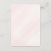 Little Ballerina Baby shower Luier Raffle Insert Informatiekaartje (Achterkant)