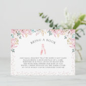 Little Ballerina Breng een boek Kaart (Staand voorkant)