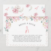 Little Ballerina Breng een boek Kaart (Voorkant / Achterkant)