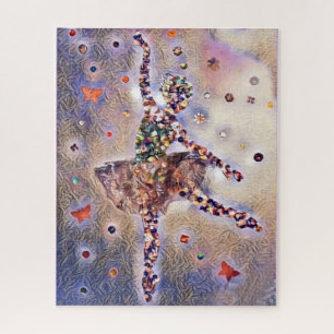 Little Ballerina Cute Original Dance Art Legpuzzel