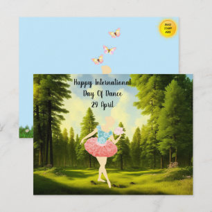 Little Ballerina - Dag van de Dans 29 apr Briefkaart