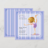 Little Ballerina Dance Overweging Uitnodigingen (Voorkant / Achterkant)