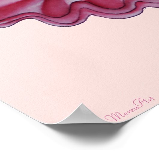 Little Ballerina Elephant Poster for Children (Hoek)