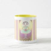 Little Ballerina in Green Tutu Mok (Midden)