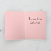 Little Ballerina Kaart (Binnen)
