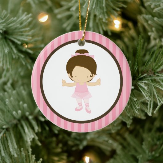 Little Ballerina Keramisch Ornament (Boom)