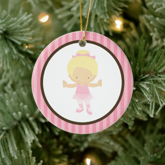 Little Ballerina Keramisch Ornament (Boom)