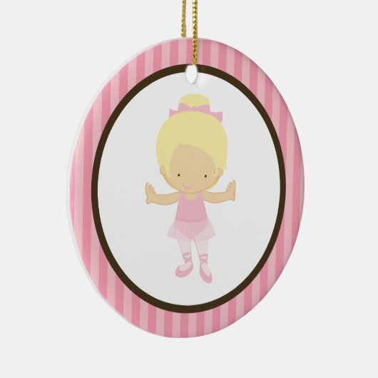 Little Ballerina Keramisch Ornament (Rechts)