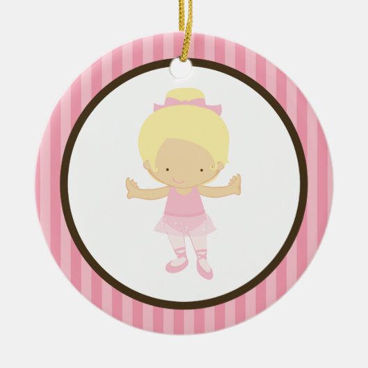 Little Ballerina Keramisch Ornament (Voorkant)