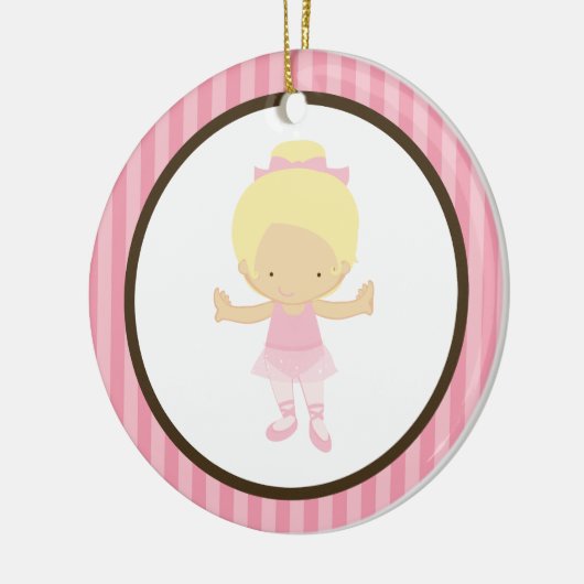 Little Ballerina Keramisch Ornament (Links)