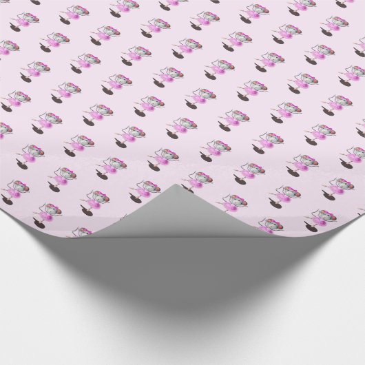 Little Ballerina Mouse Cadeaupapier (Hoek)