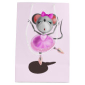 Little Ballerina Mouse Medium Cadeauzakje (Achterkant)