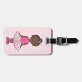 Little Ballerina Personalized Tutu Ballet Dancer Bagagelabel (Voorkant horizontaal)