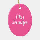 Little Ballerina Pink Tutu Toe Shoes Ballet Dance Keramisch Ornament (Achterkant)