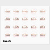 Little Ballerina Ronde Sticker (Vel)