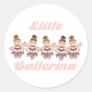 Little Ballerina Ronde Sticker